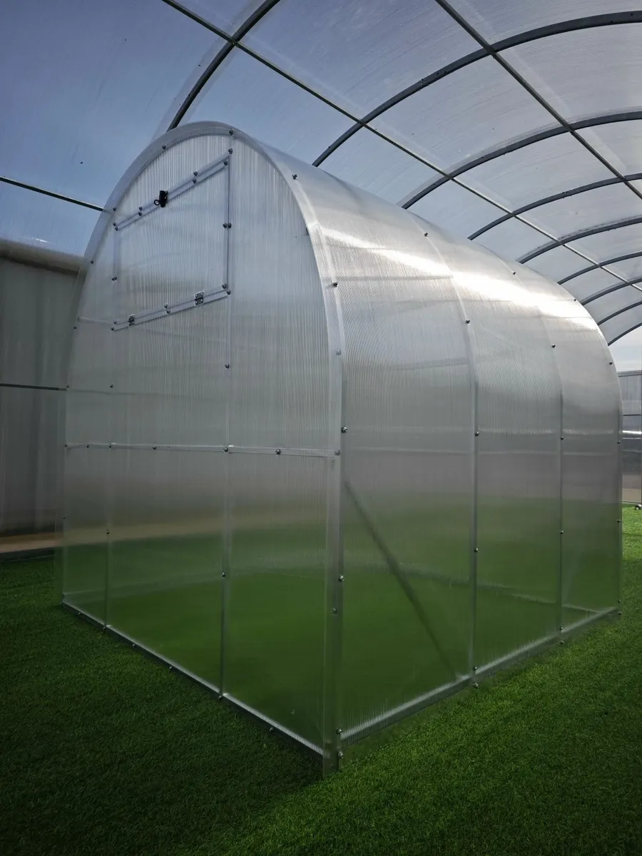 AG COMPACT Polycarbonate Greenhouse/Polytunnel - Image 3