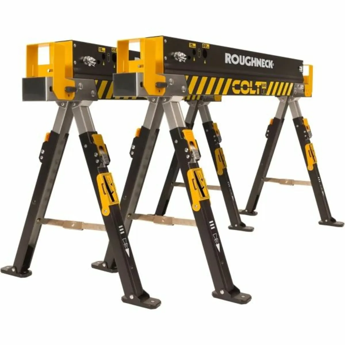 Roughneck COLT 600E Heavy Duty Sawhorse (Twin Pack - Image 2