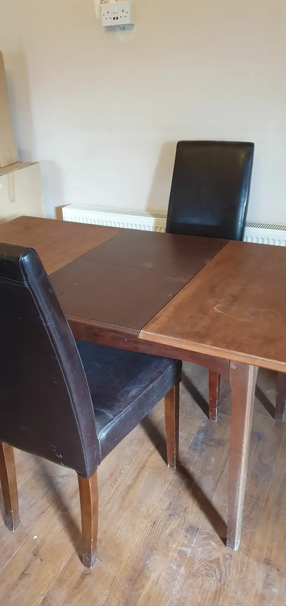 Dining table and 2 chairs - Image 3
