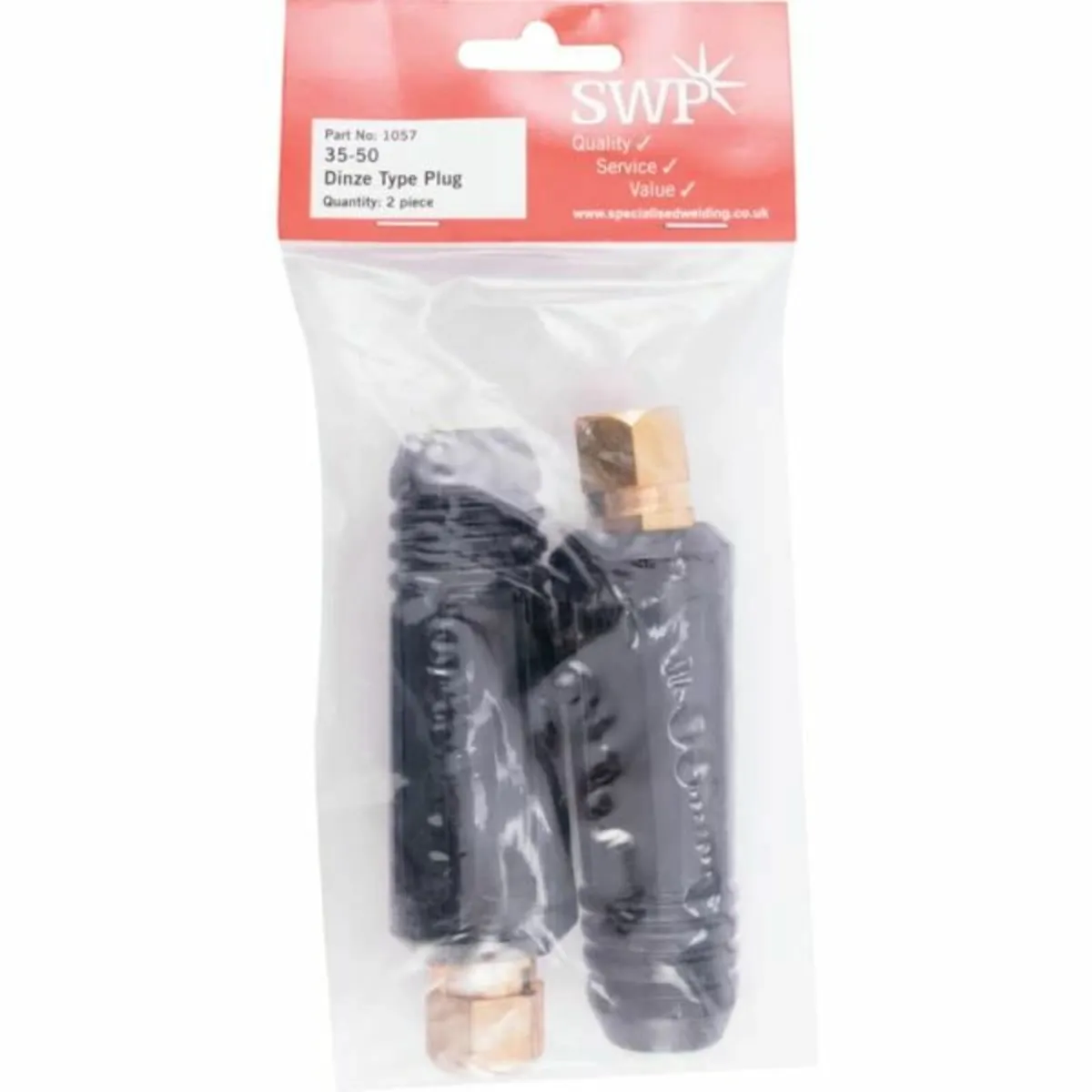 SWP Dinse Type Plug (35-50mm) - PACK OF 2 - Image 2