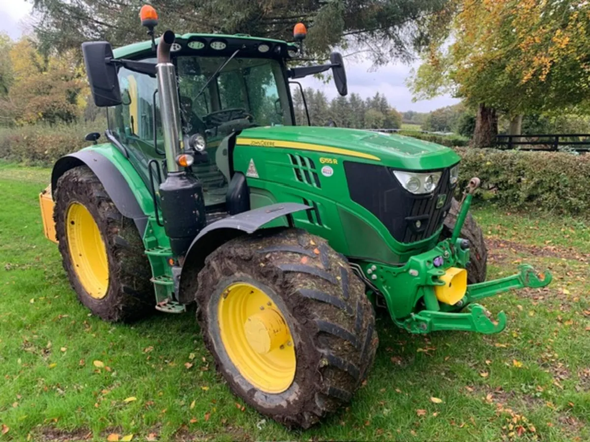 JD 6155R - STRAIGHT FROM HEDGECUTTING ON OUR FARM - Image 2