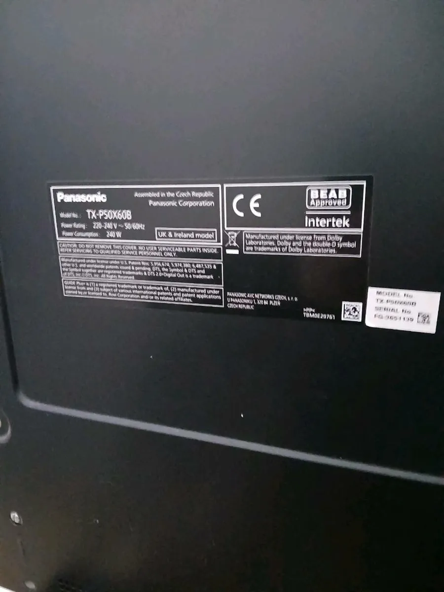Panasonic flat screen T.V. - Image 3