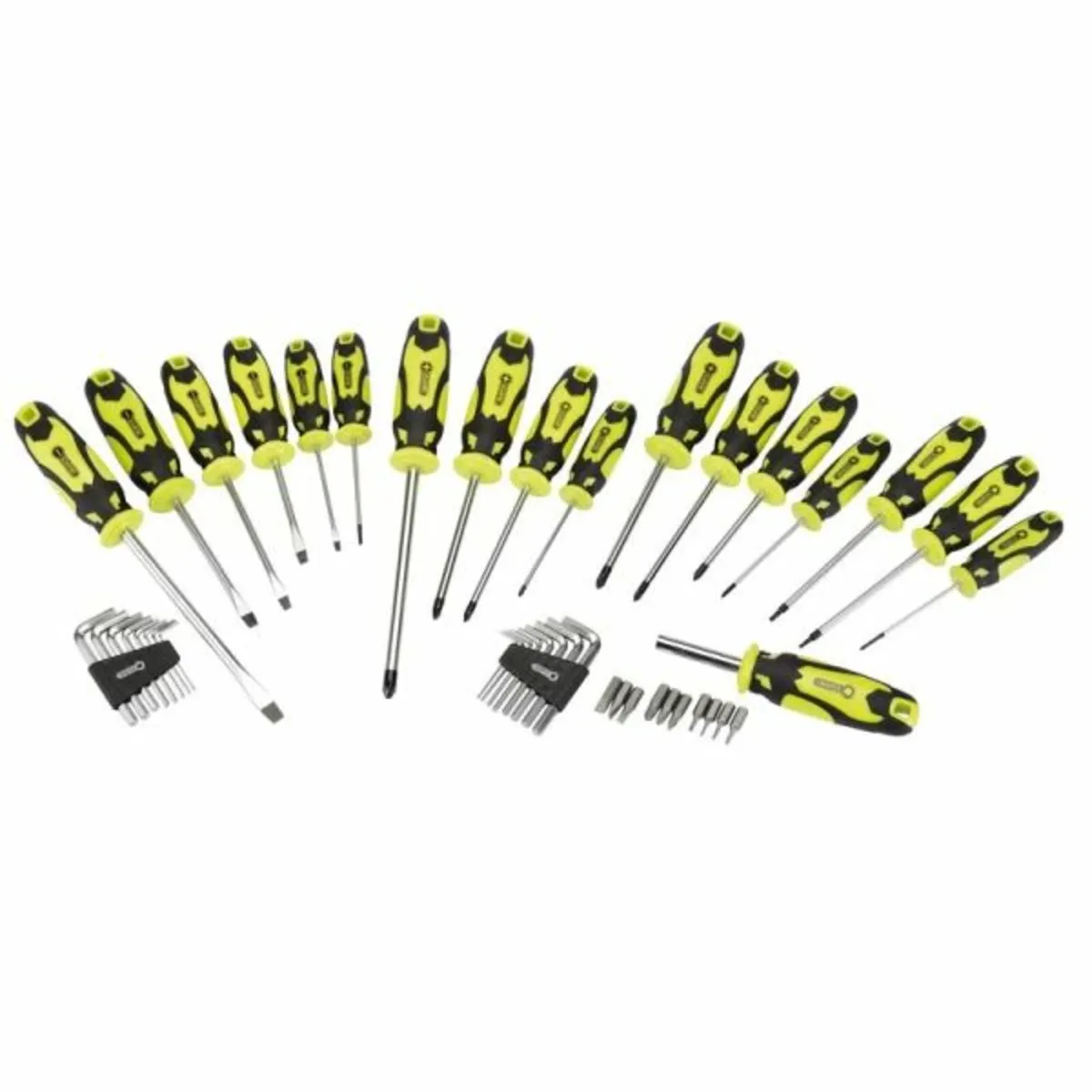 Draper Screwdriver, Hex Key and Bit Set (Green) (4 - Image 1