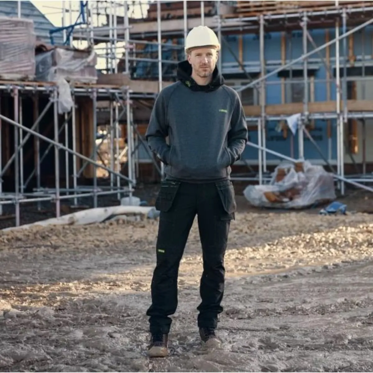 Apache KINGSTON Tradesperson Hoodie (Grey) - Image 2