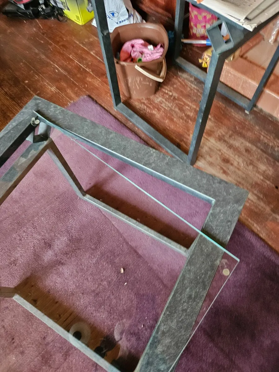 Glass top tables - Image 1