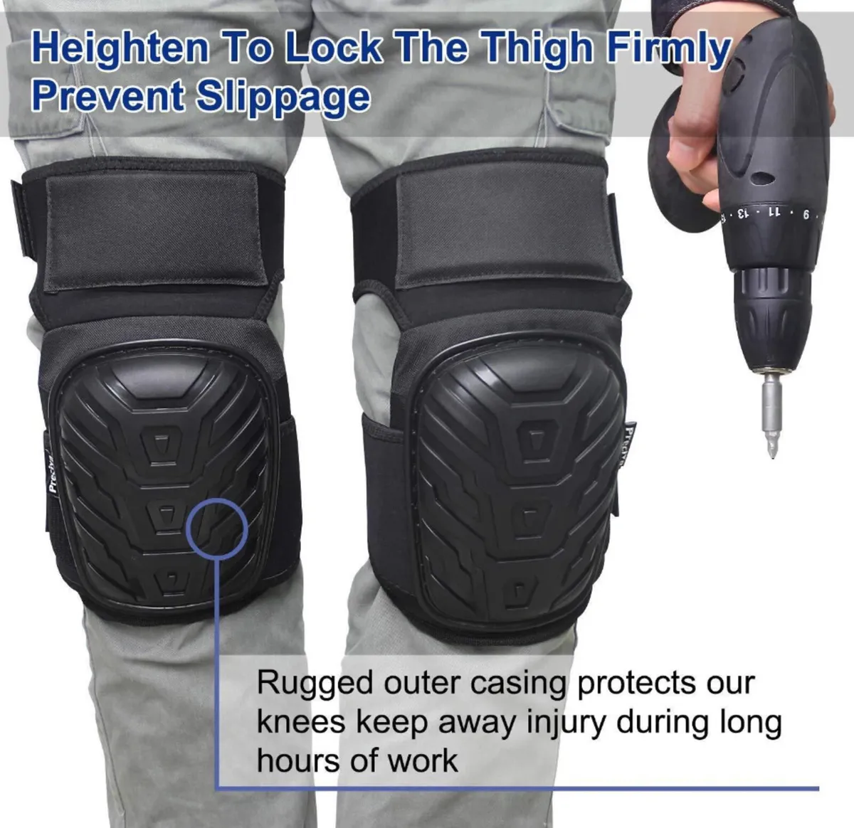 2 x Knee Pads for Work Gardening Flooring DIY - Image 1