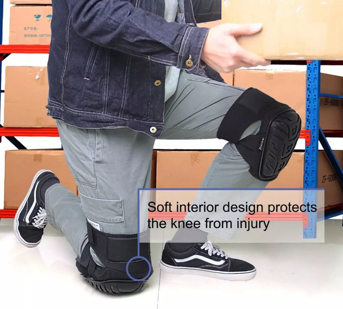 2 x Knee Pads for Work Gardening Flooring DIY - Image 2