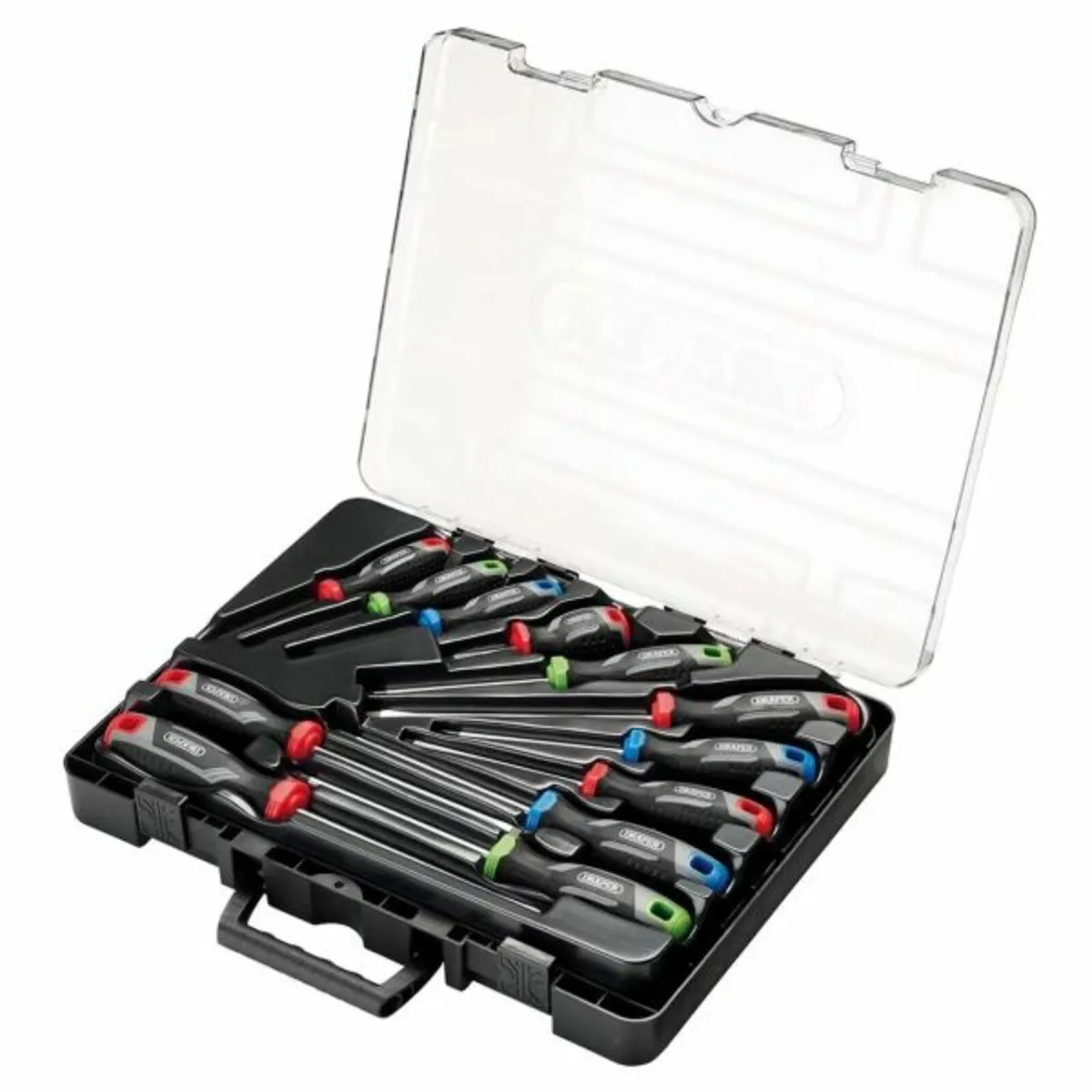 Draper Soft Grip Screwdriver Set (12 Piece) (13436 - Image 1