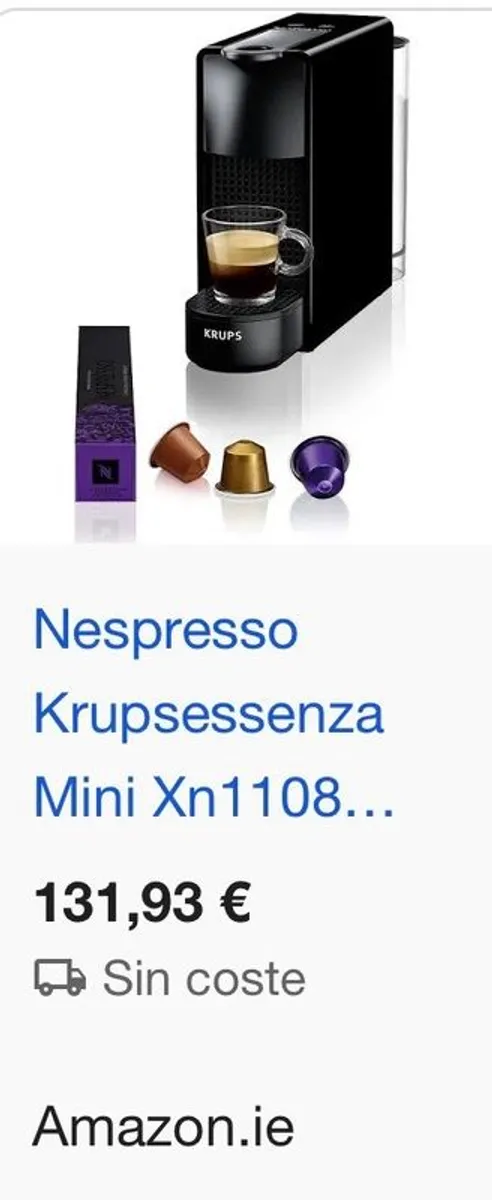 Nespresso machine essenza mini - Image 1