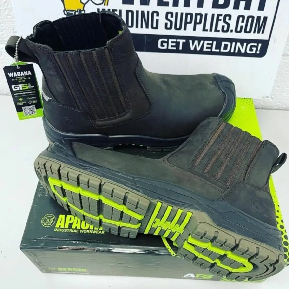 Apache PRO SERIES WABANA Brown Safety Dealer Boot - Image 3