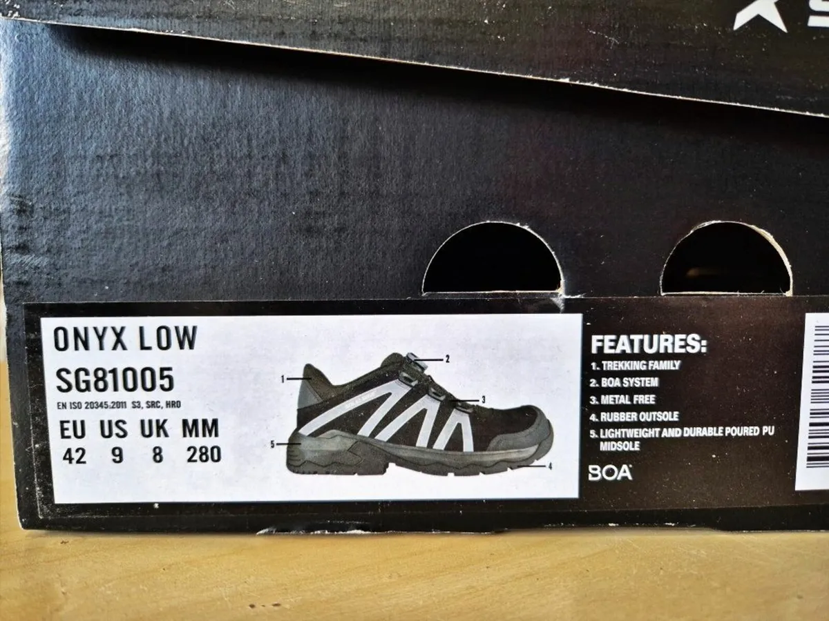 SNICKERS Solid Gear S3  safety work trainers, NEW - Image 3