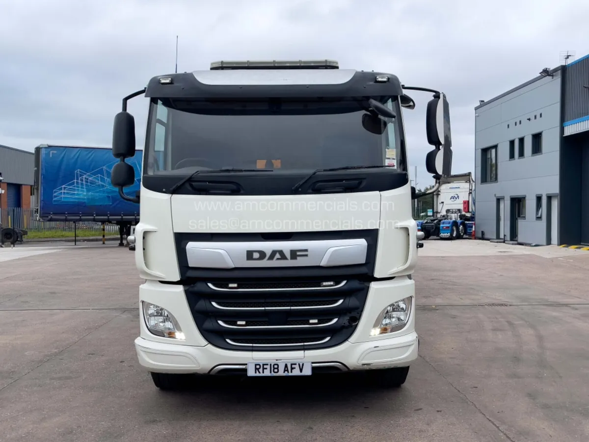 2018 (18) DAF CF 370 BRICK CARRIER DROPSIDE 26 TON - Image 2