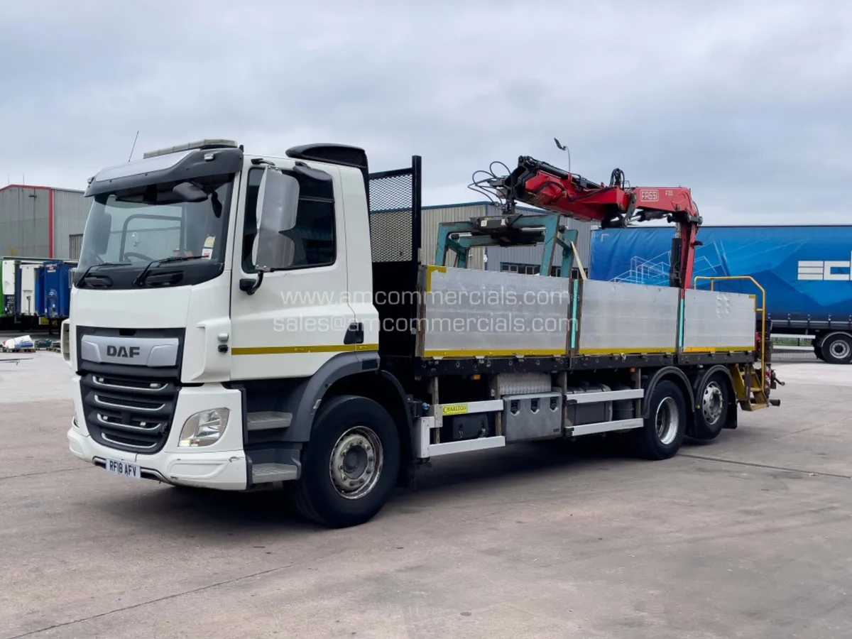 2018 (18) DAF CF 370 BRICK CARRIER DROPSIDE 26 TON - Image 3