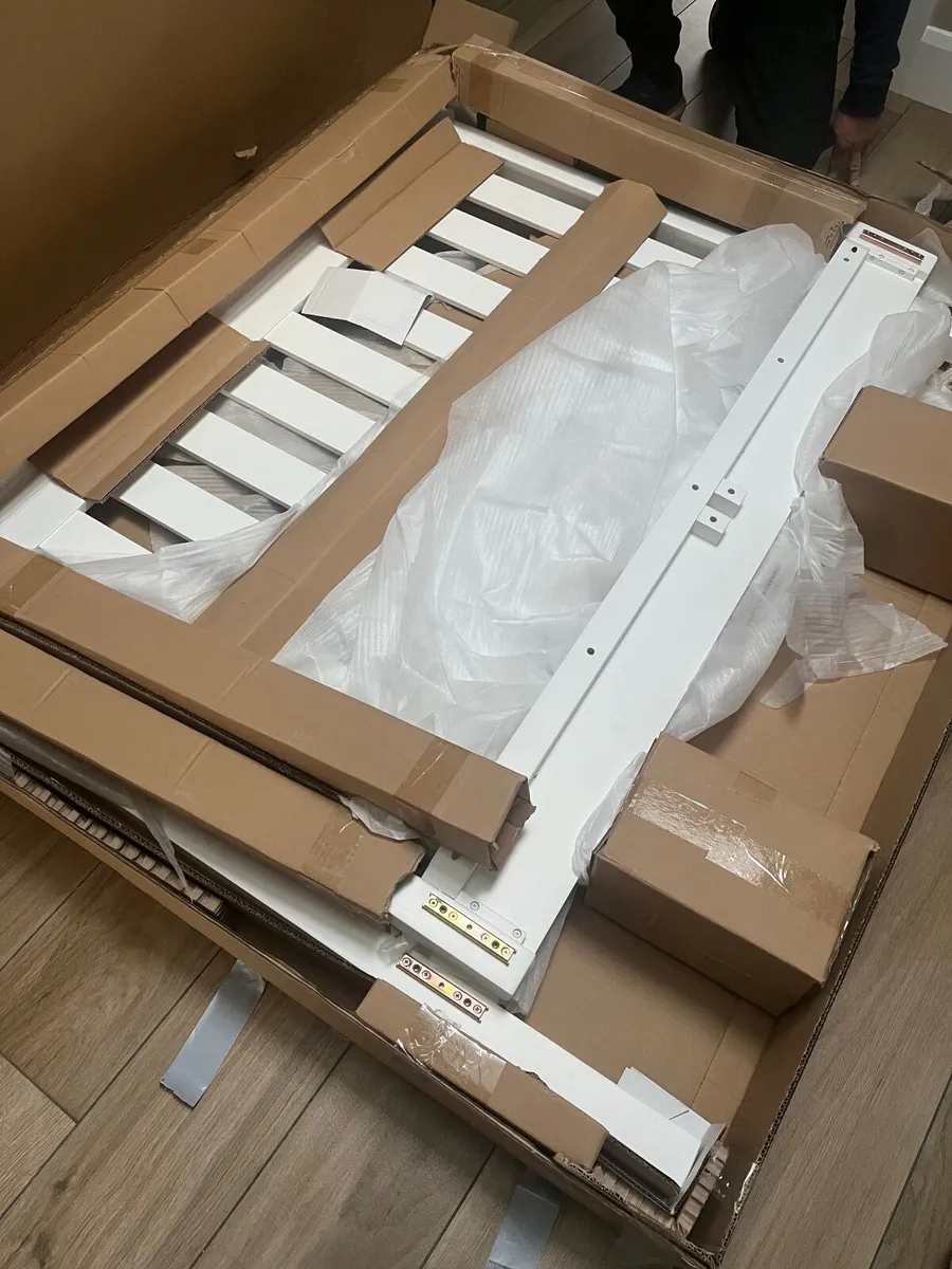 White Double Bed Frame - Image 4