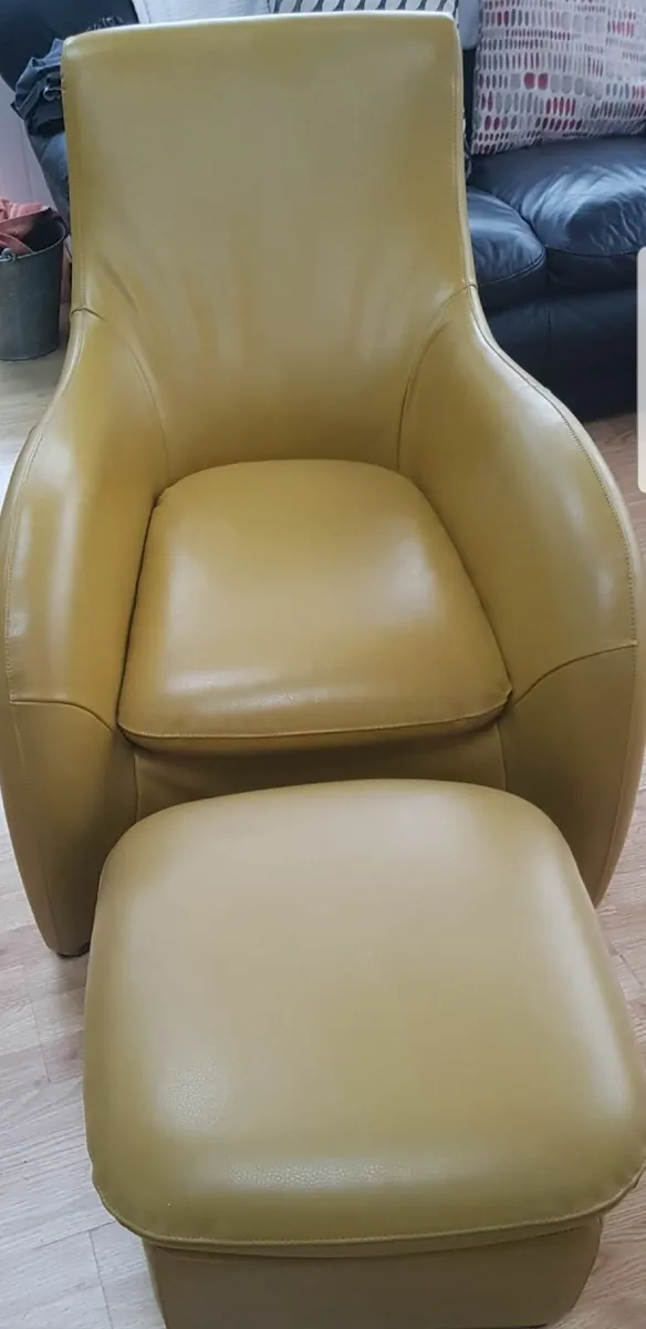 Lounge Chair with Footstool - Image 2