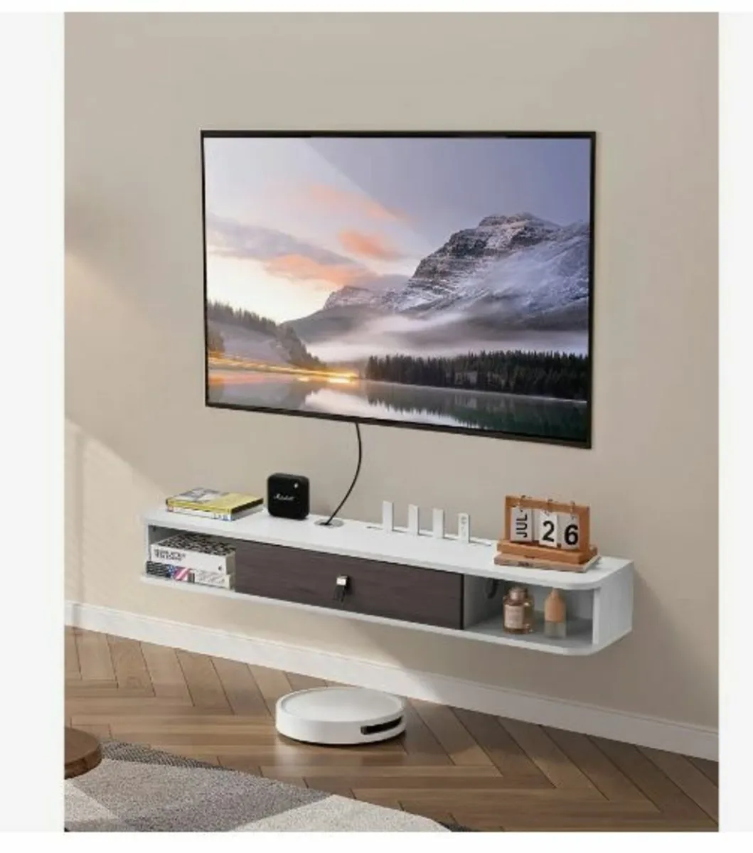 Floating TV Stand, 47 in Wall Mount - Image 1