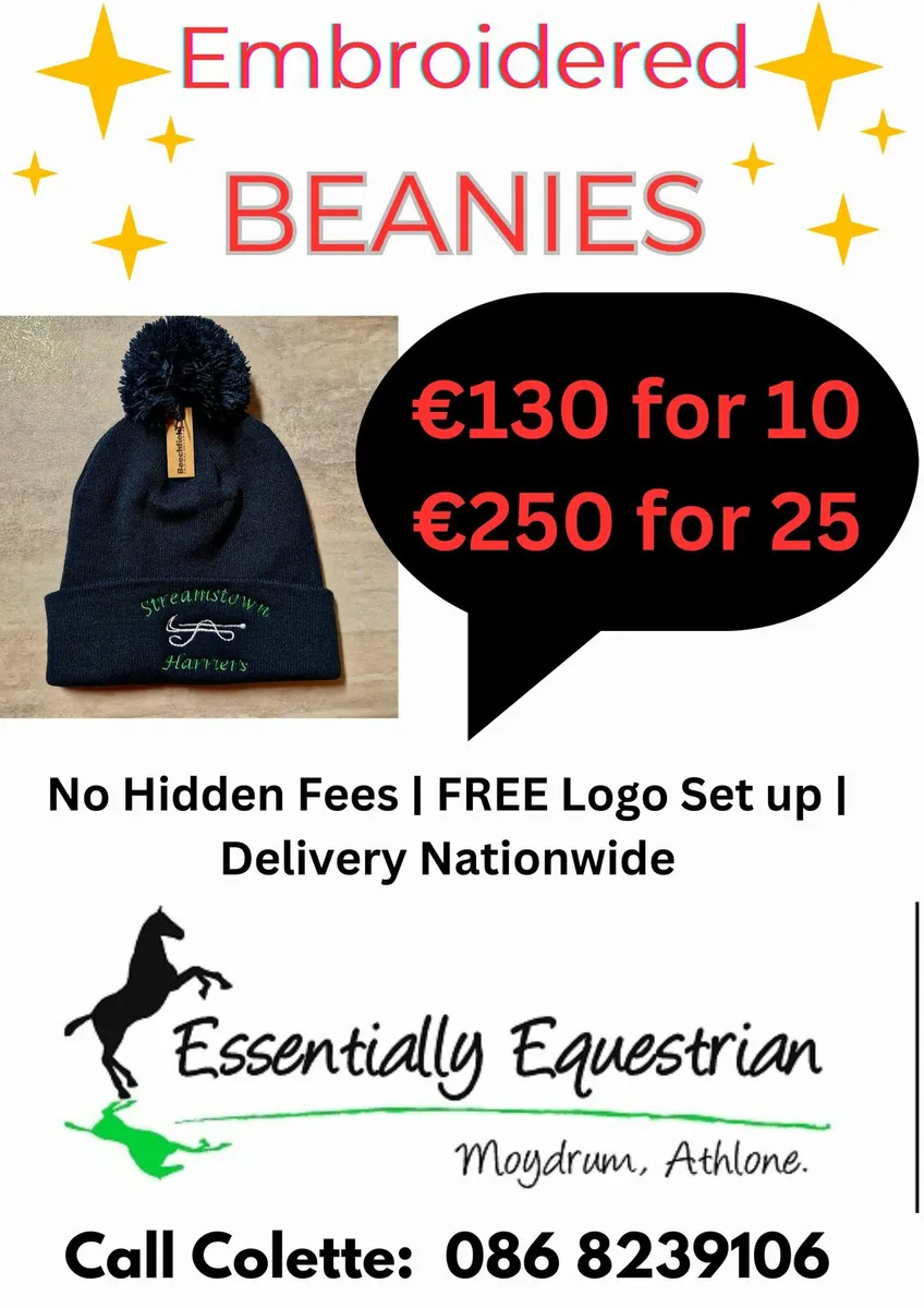 Embroidered Beanies - Image 1