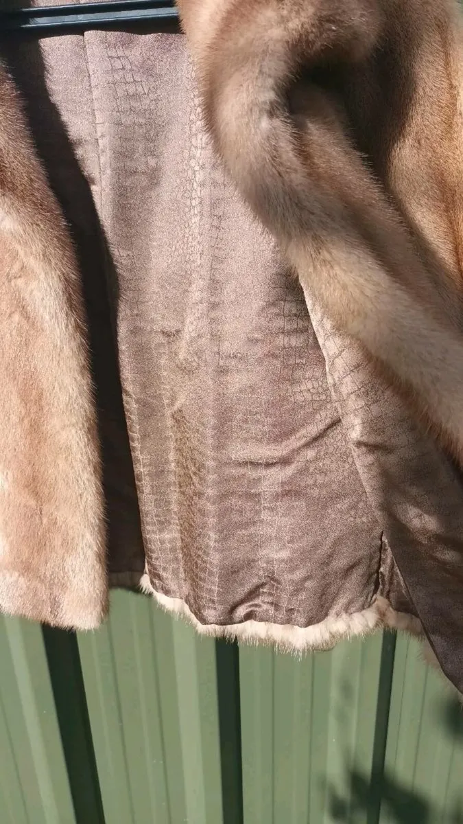 70s mink jacket, Vard of Dublin, sz small - Image 4