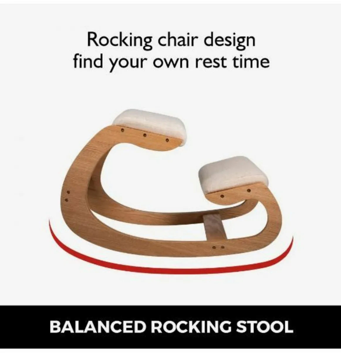 Ergonomic Kneeling Chair 99.8 kg Load - Image 3