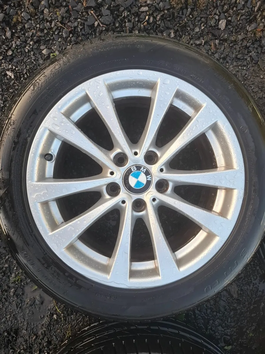 17" Genuine Bmw 3 Series F30 Alloys with tyres - Image 3