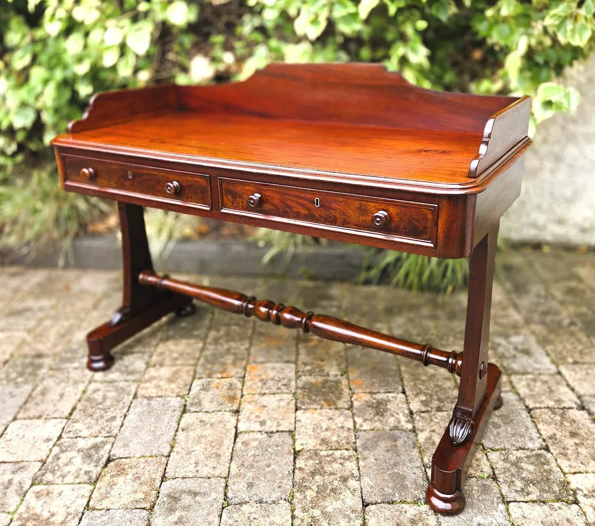 Victorian Library Table- Circa 1860 - Image 3