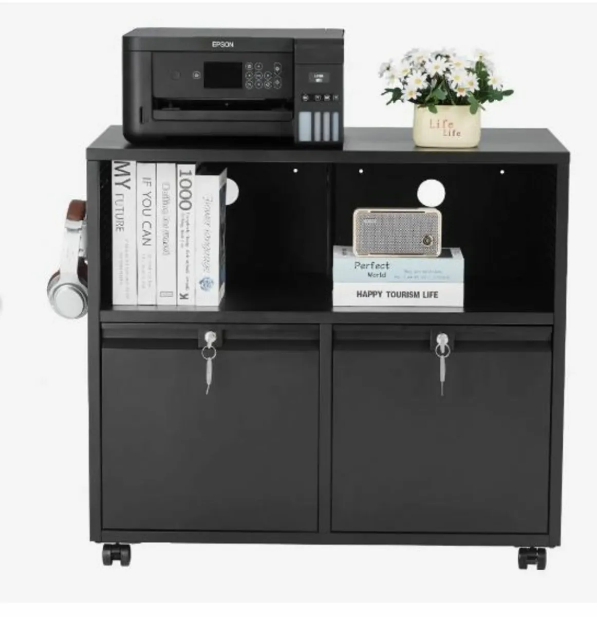 2 Drawers Metal File Cabinet - Image 4