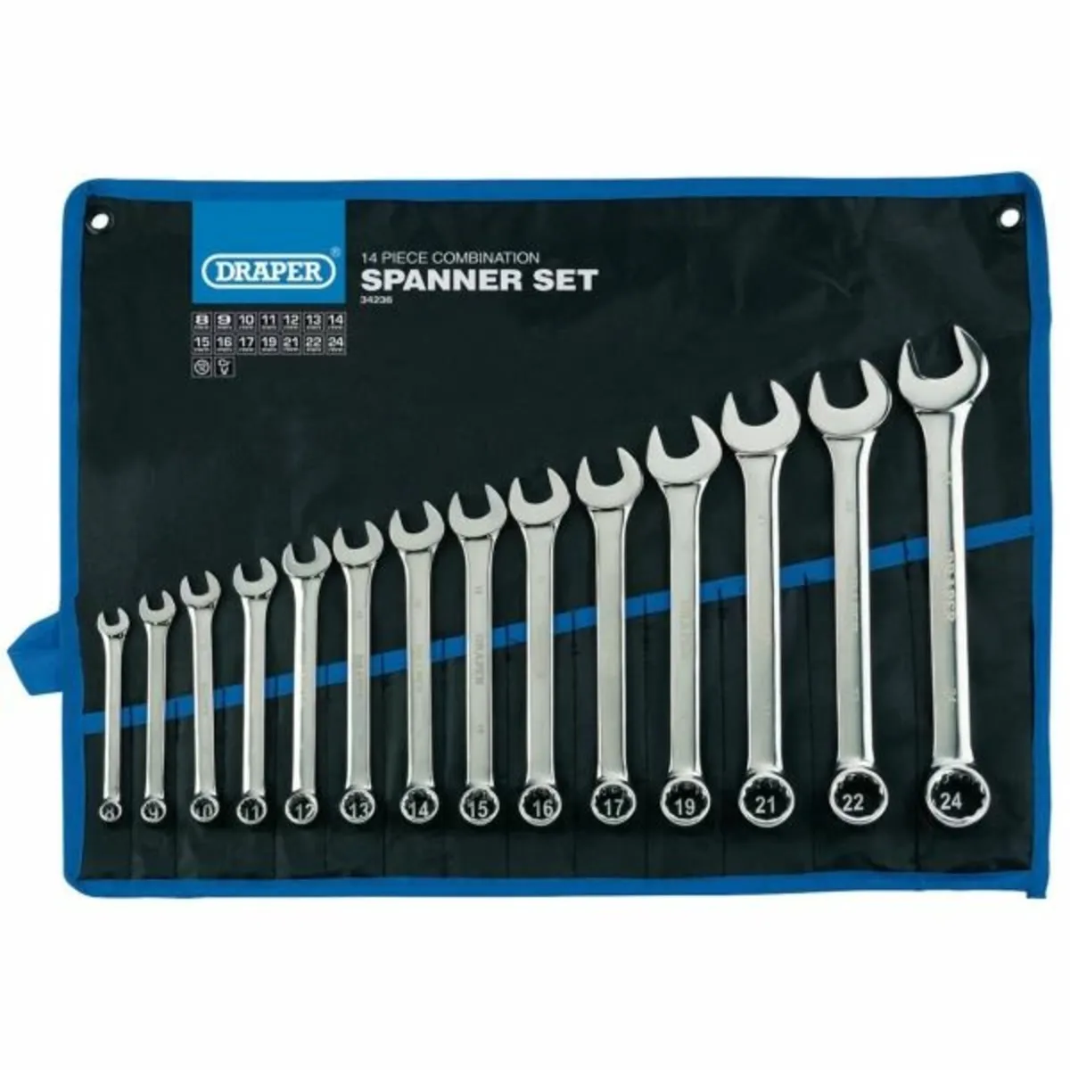 Draper HI-TORQ® Metric Combination Spanner Set (14 - Image 2