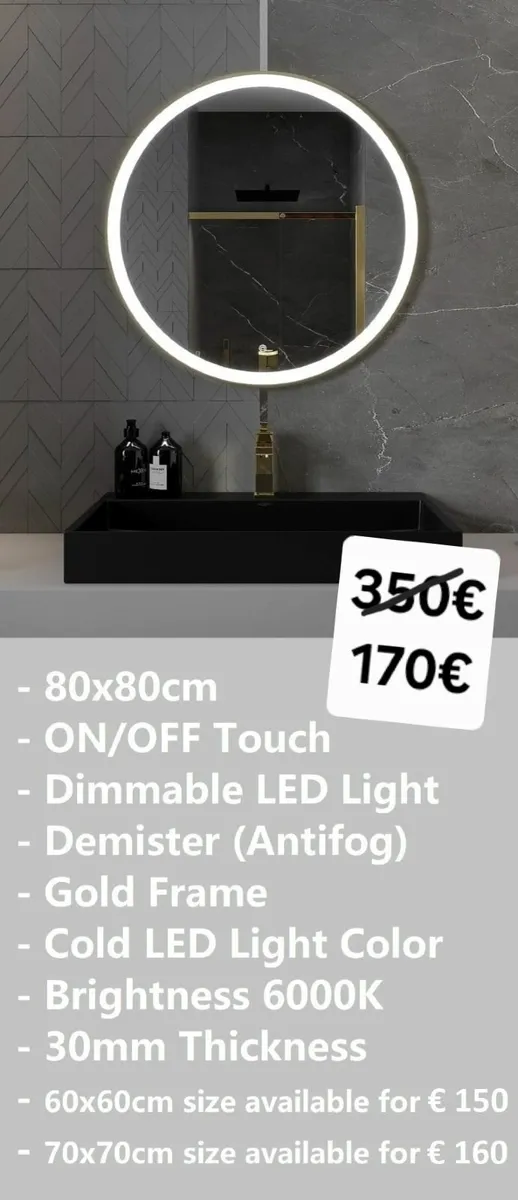 LED Bathroom Mirror - Image 1