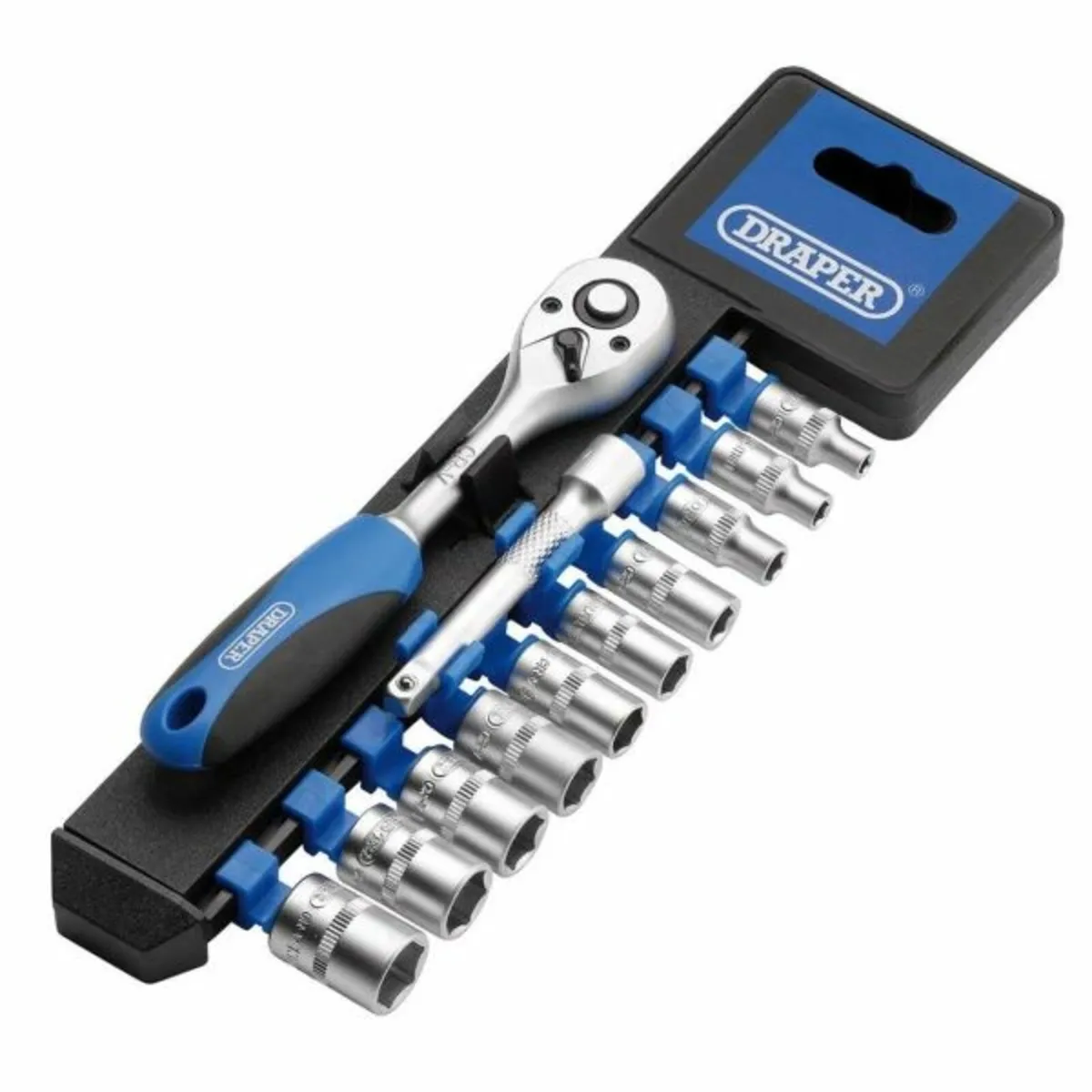 Draper Metric Socket and Ratchet Set, 1/4" Sq. Dr. - Image 2
