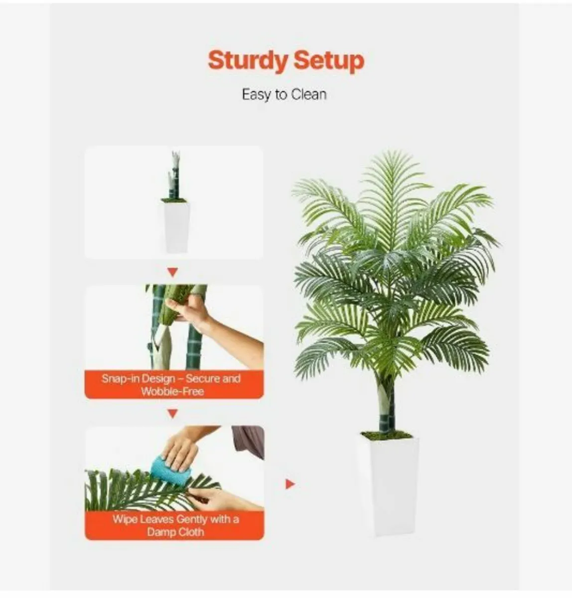 Artificial Areca Palm Tree 1524 mm - Image 4