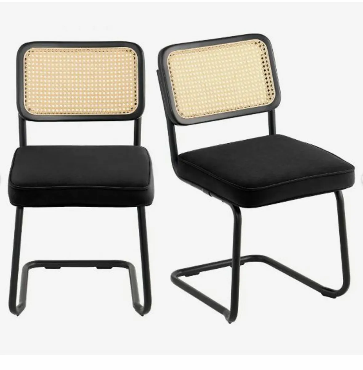 Rattan Chairs, Set of 2 - Image 1