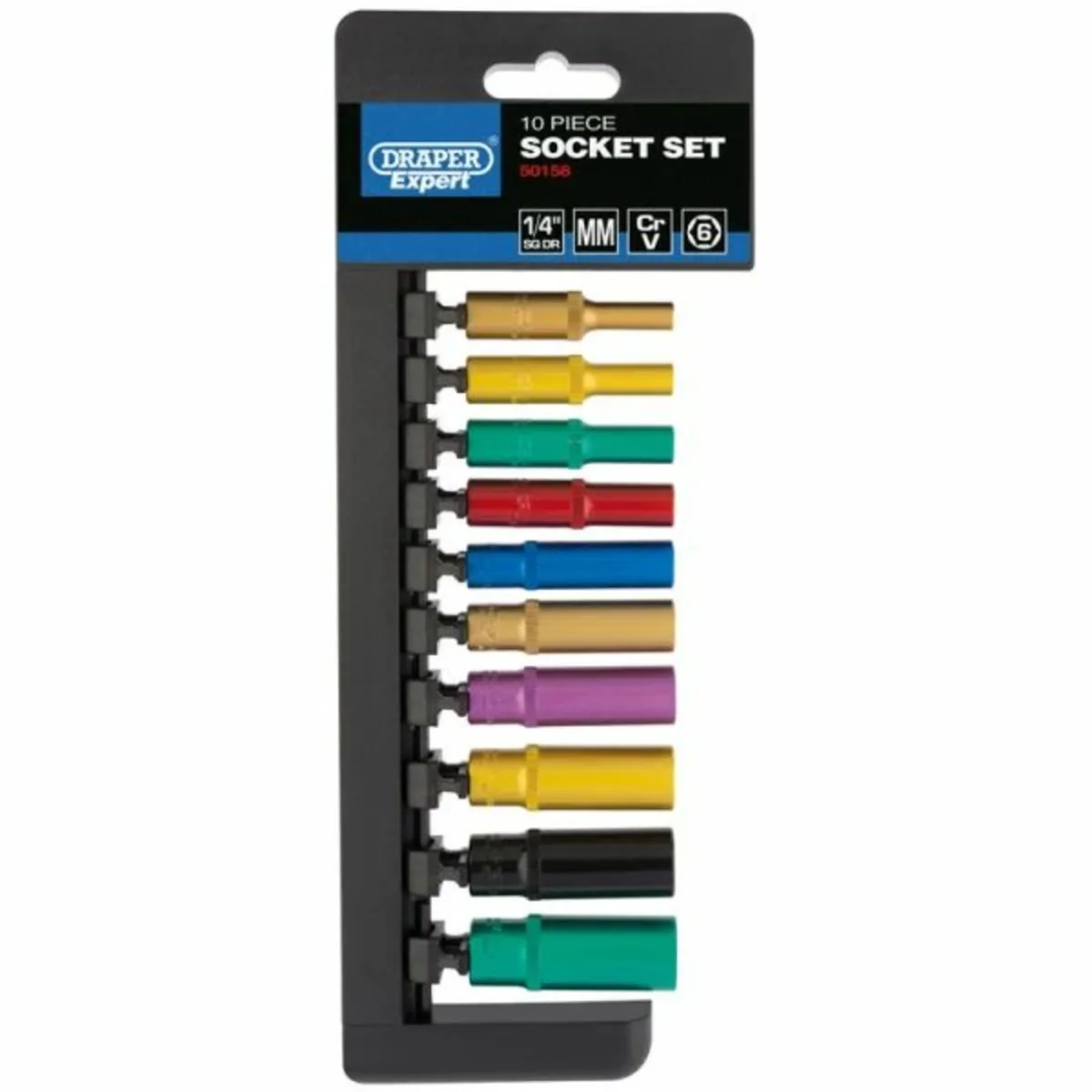 Draper EXPERT 1/2", 3/8" & 1/4" Sq. Dr. Metric Col - Image 2