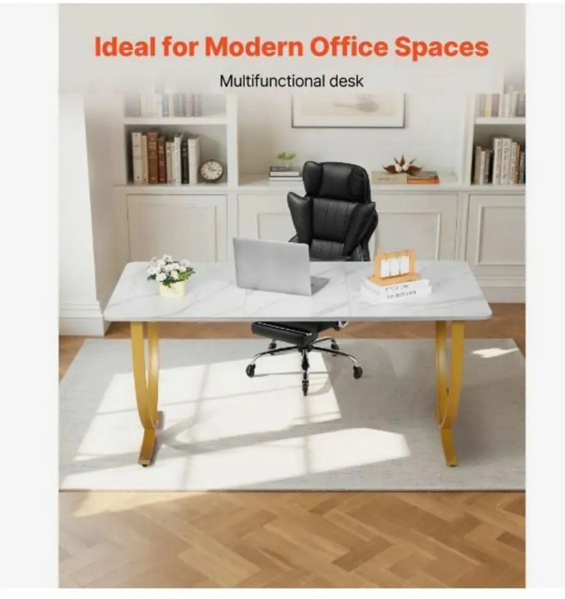 Executive Desk, 160 cm W x 80 cm - Image 3