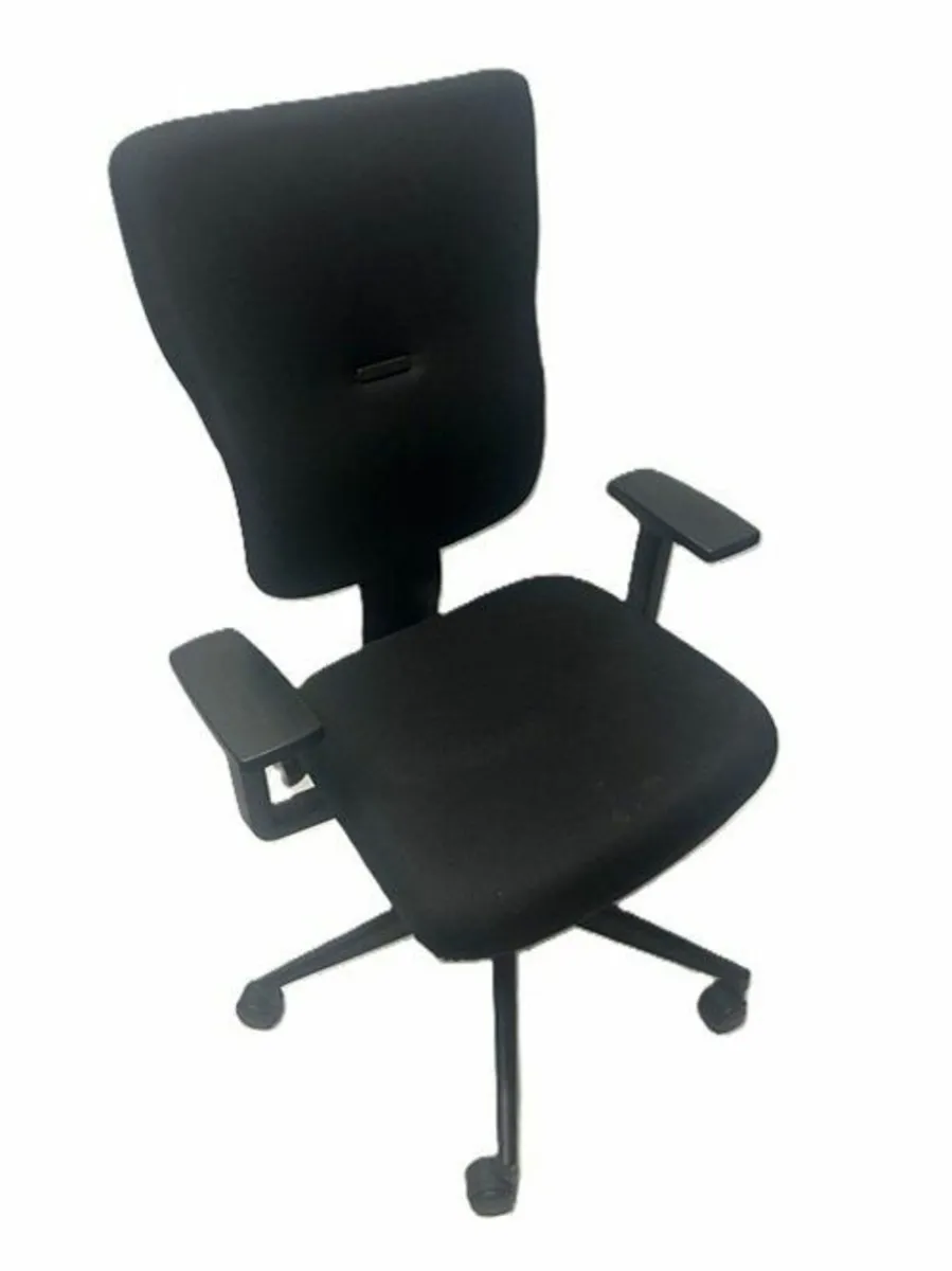 Used Black Office Chairs - Image 1