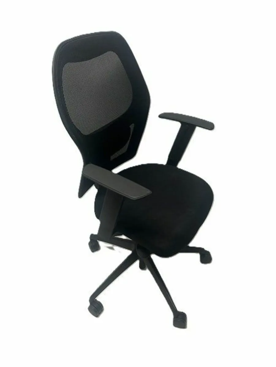 Used Black Office Chairs - Image 3