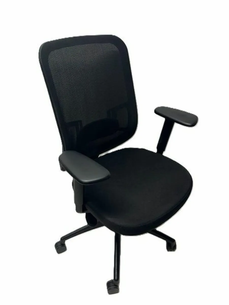 Used Black Office Chairs - Image 4