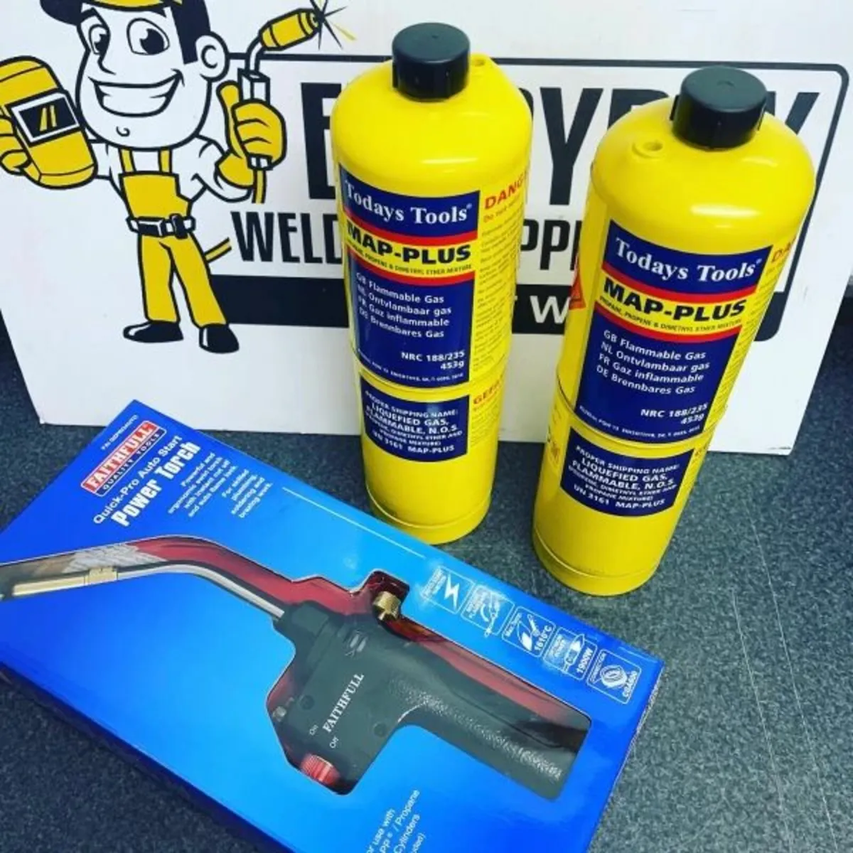 Faithfull Quick Pro Auto Power Torch CGA600 PLUS 2 - Image 3