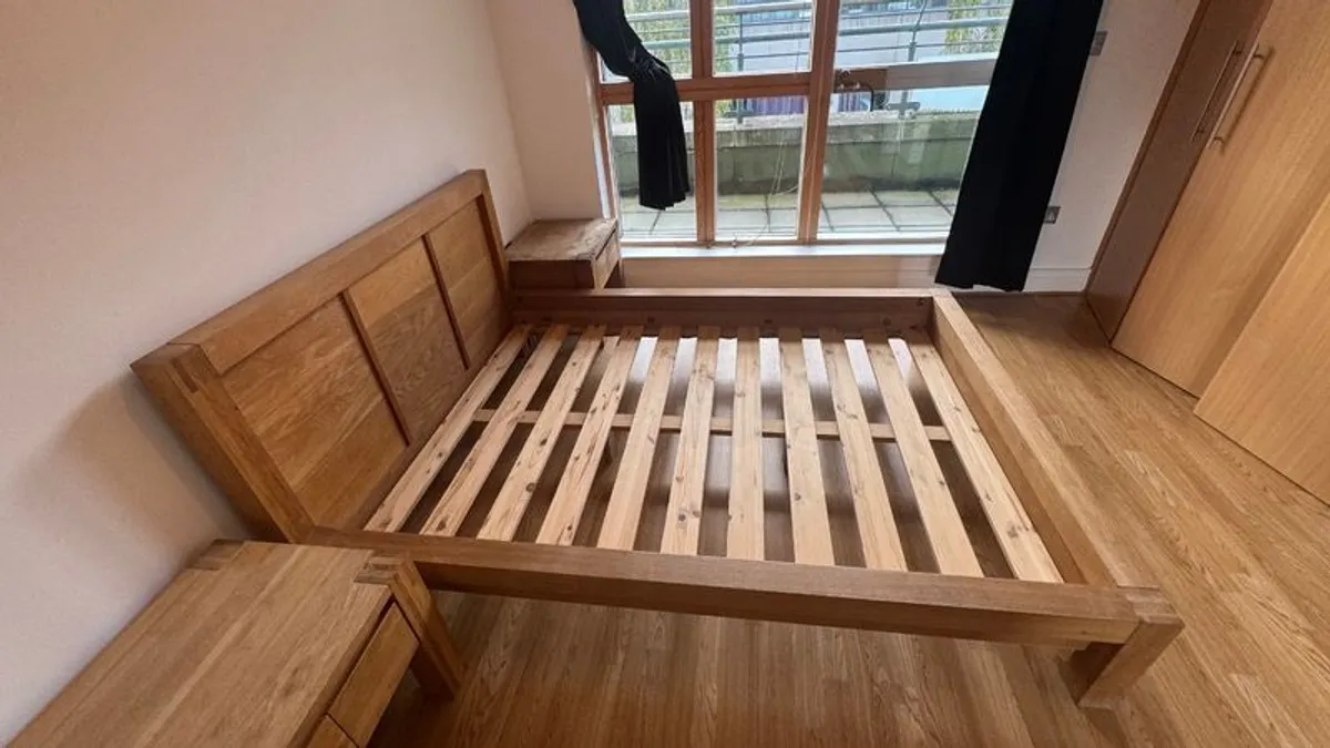 Wooden Double Bed - Image 1