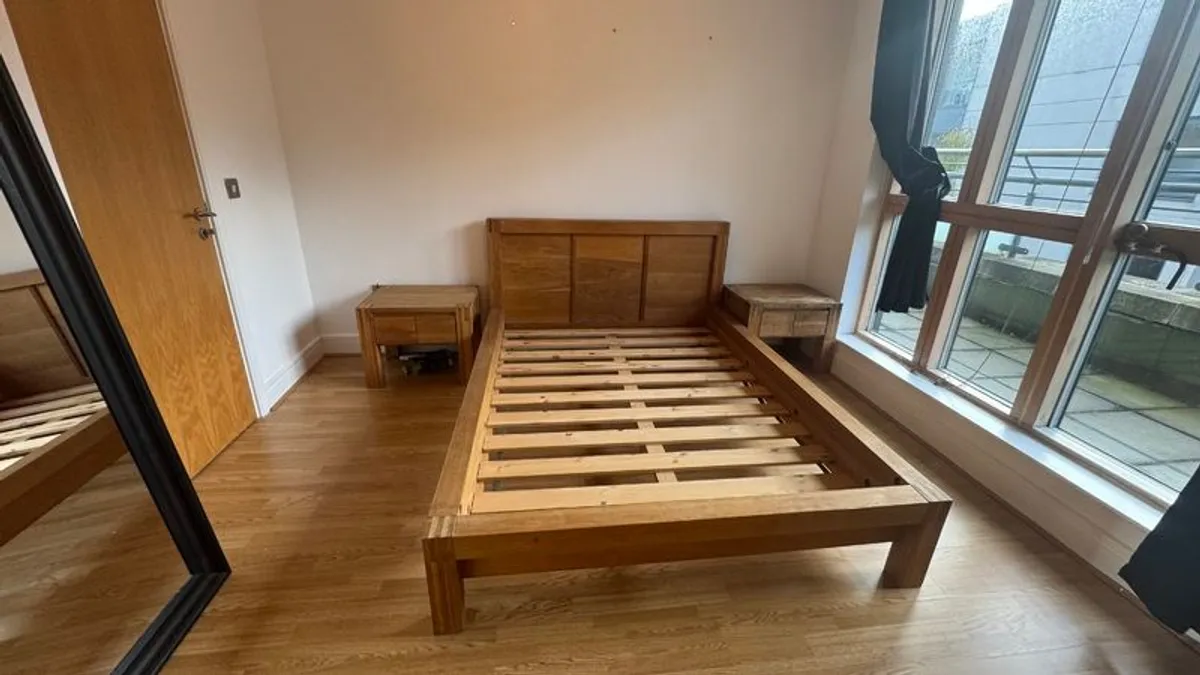 Wooden Double Bed - Image 2
