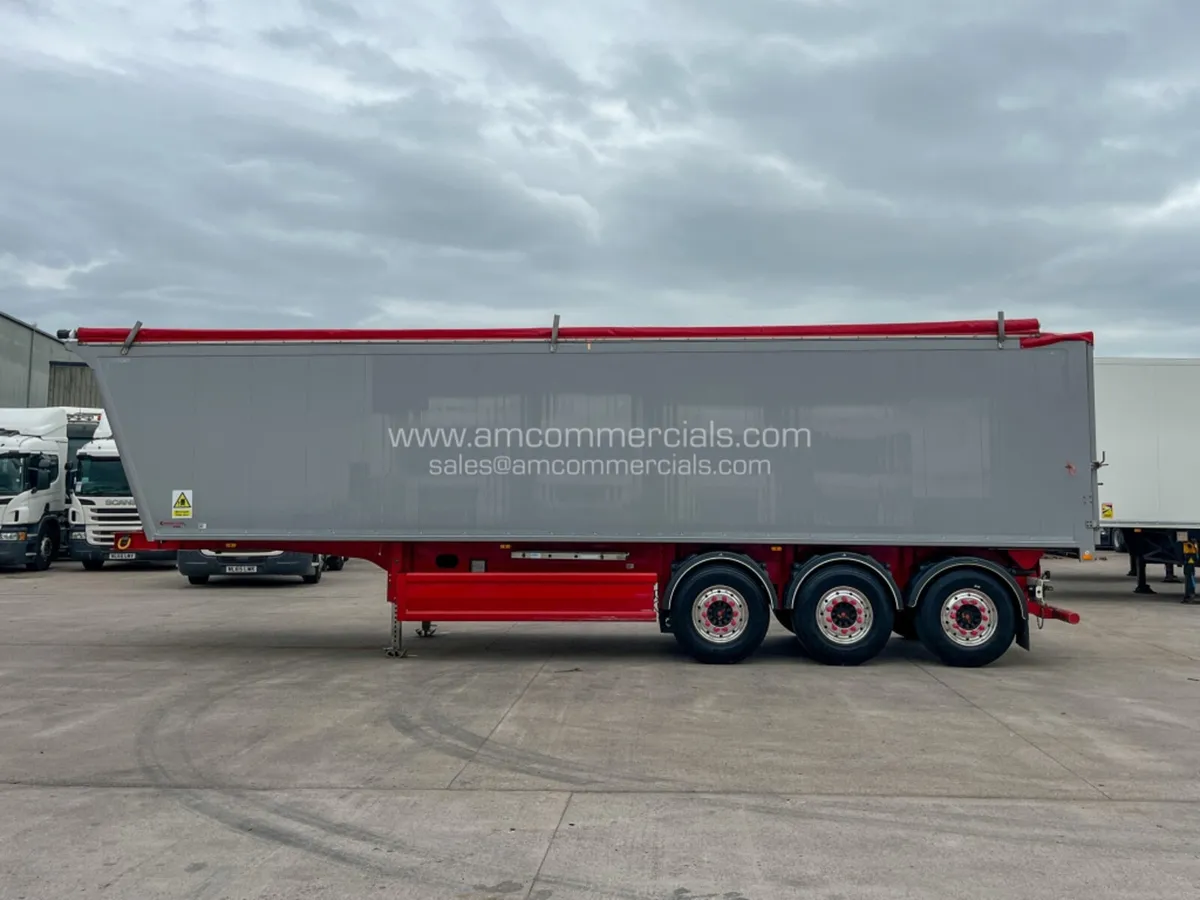 2023 STAS 71 CUYD ALLOY PANELSIDE TIPPING TRAILER - Image 4