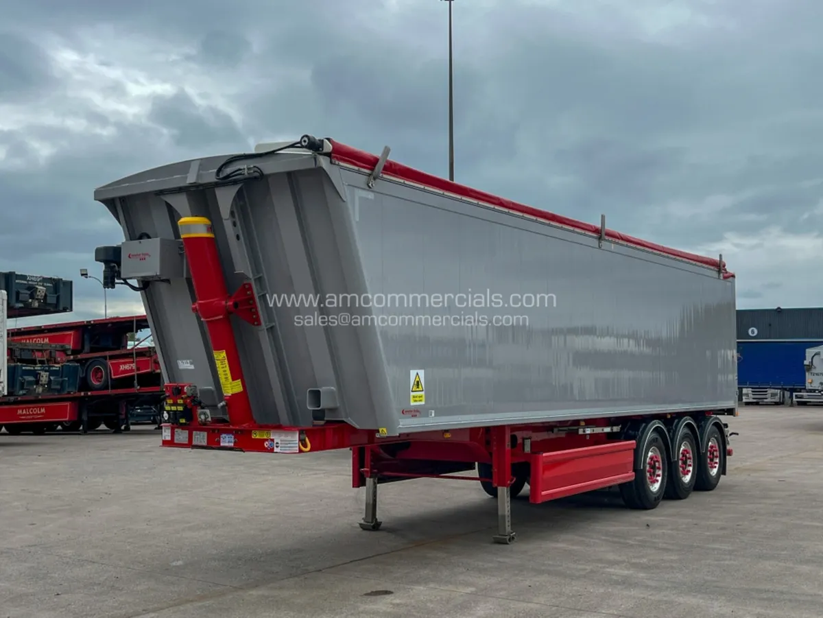 2023 STAS 71 CUYD ALLOY PANELSIDE TIPPING TRAILER - Image 3