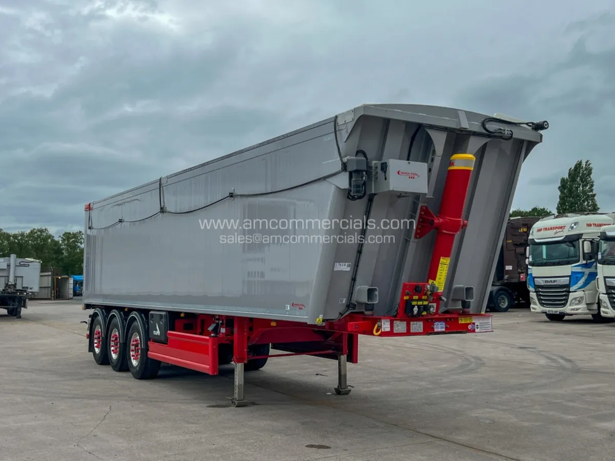 2023 STAS 71 CUYD ALLOY PANELSIDE TIPPING TRAILER - Image 1