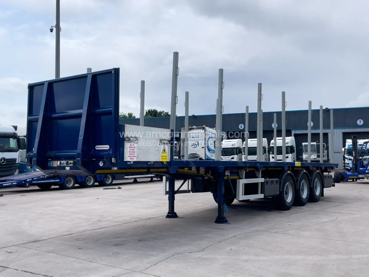 2023 MONTRACON FLATBED 40FT TRI AXLE TRAILER - Image 3