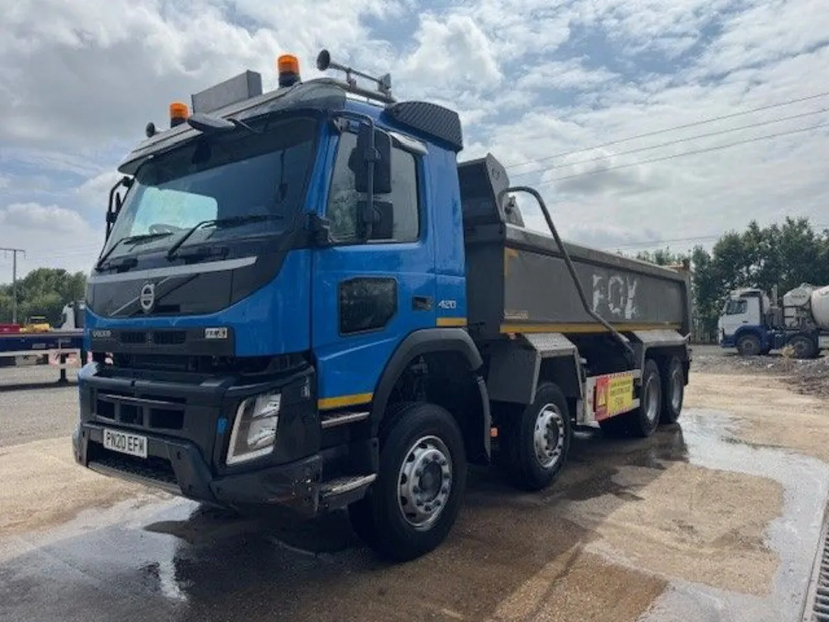 2020 (20) Volvo FMX420 8x4 Steel Tipper - Image 4