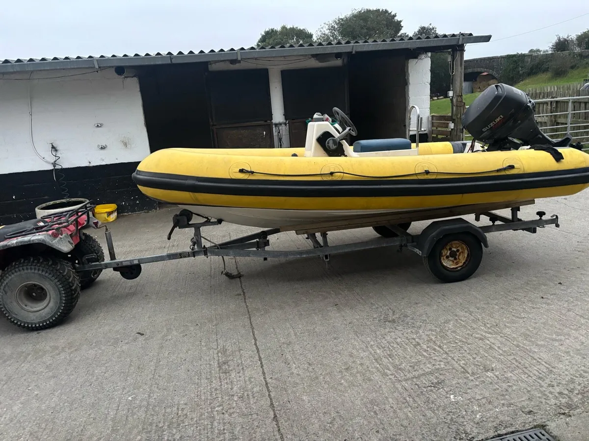 4m rib 25hp Suzuki 4stroke - Image 1