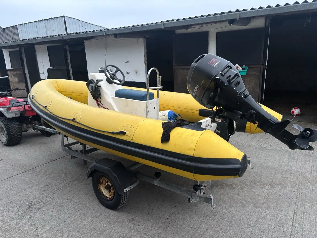 4m rib 25hp Suzuki 4stroke - Image 2