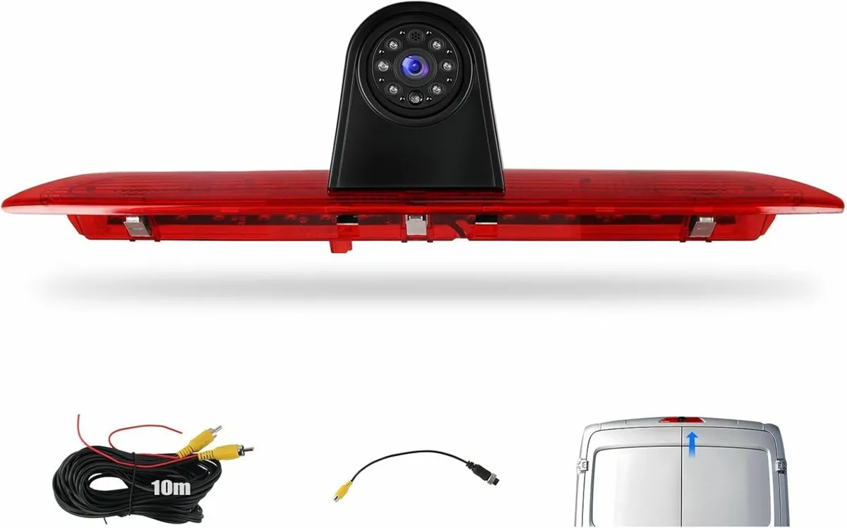 Brake Light Reverse Camera for Ford Transit 2014-2 - Image 2