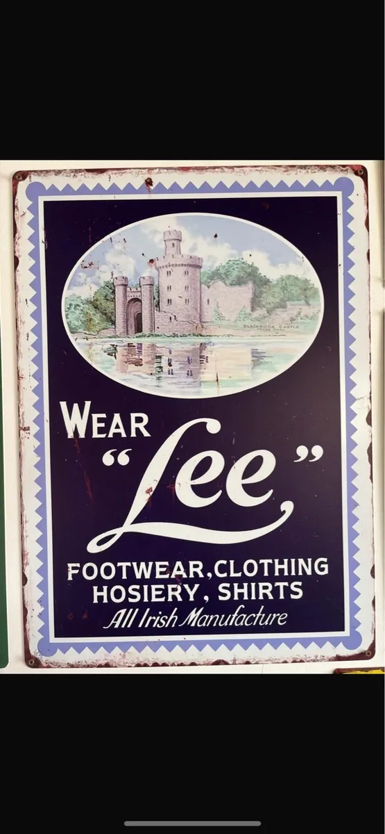 TIN SIGN