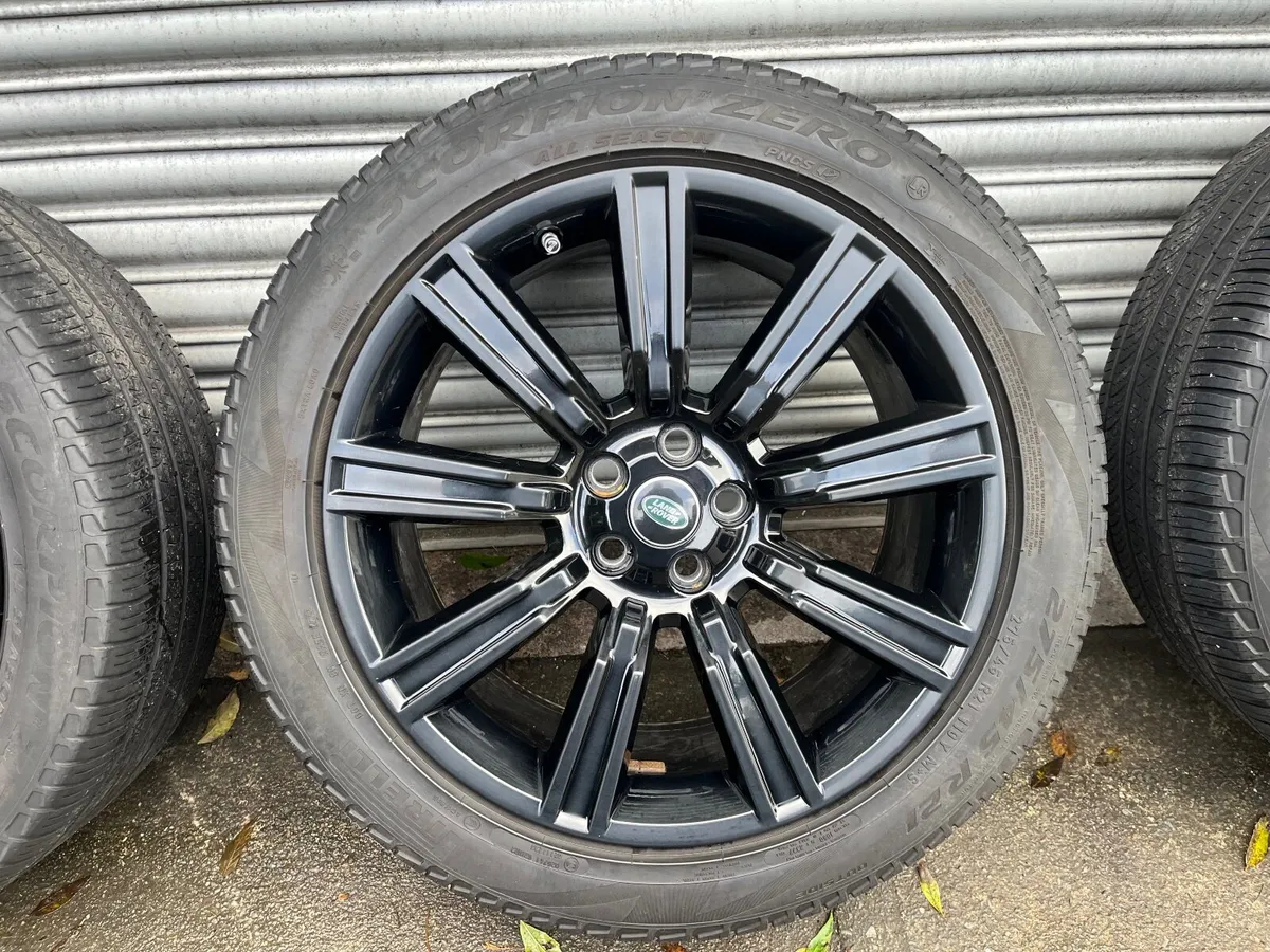 RANGE ROVER SPORT L494 21'' GLOSS BLACK ALLOYS - Image 4
