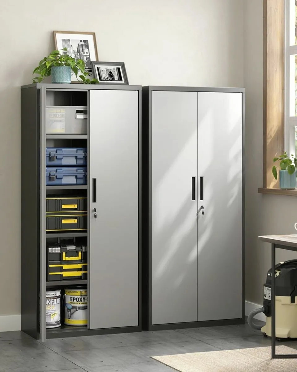 Metal Cabinet Powder-coated steel Office Garrage - Image 4